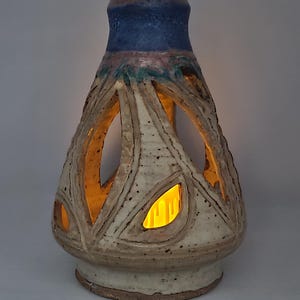Studio Pottery Candle Lantern