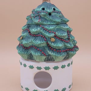 Christmas Tree Simmering Potpourri Pot Vintage Christmas