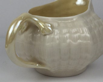 Belleek Tridacna Pottery Creamer 6th Mark