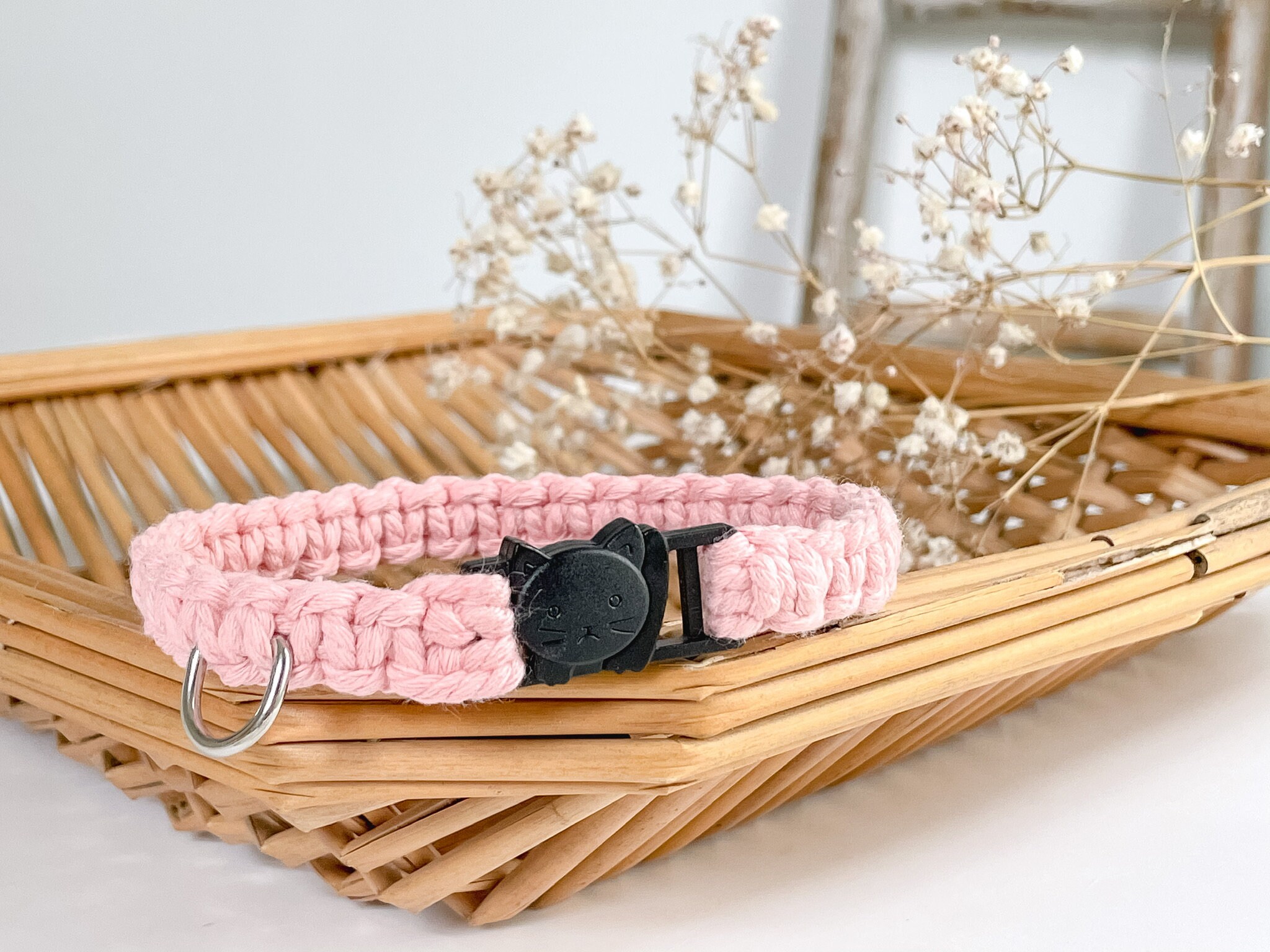Macramé Dog Collar Etsy