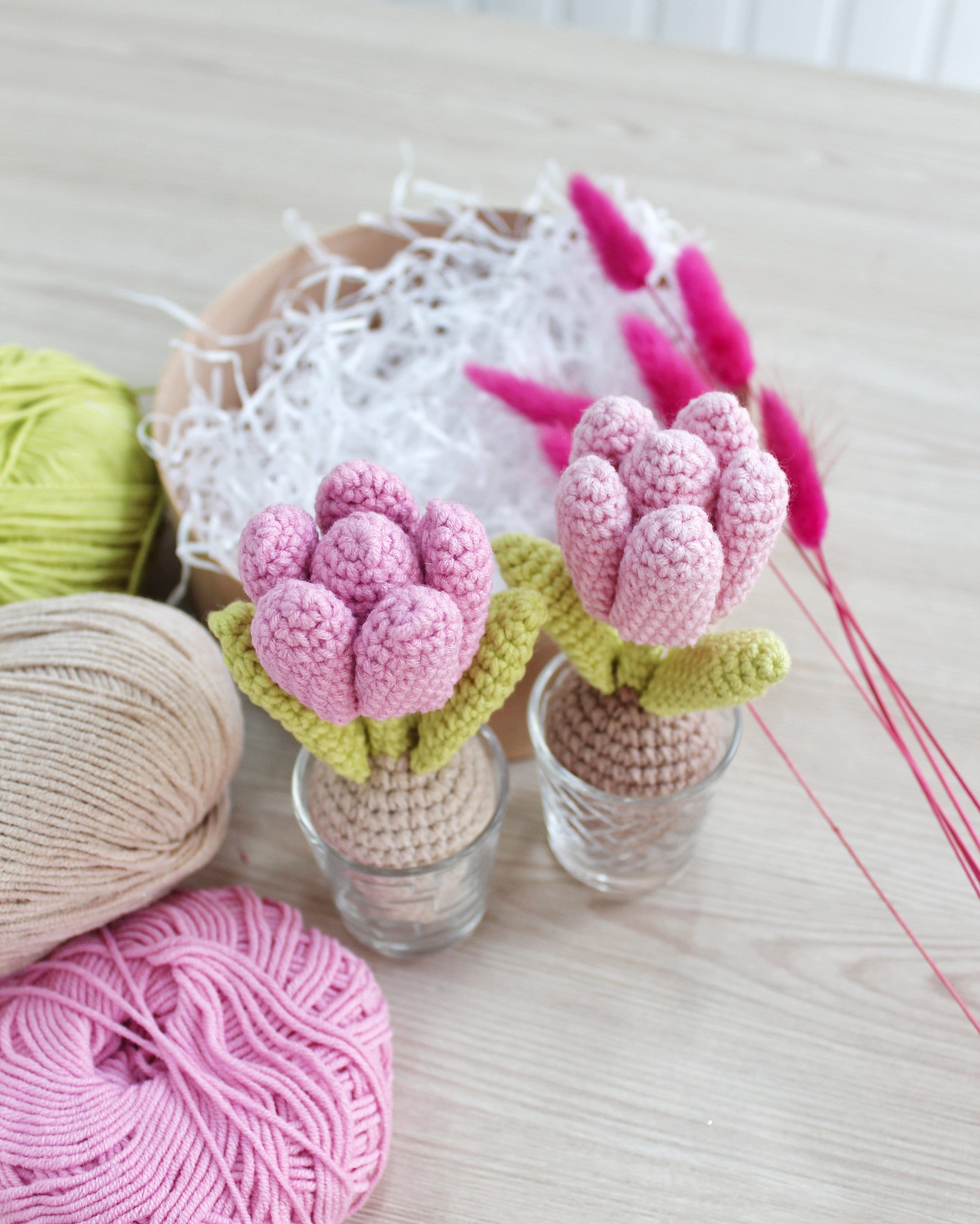 Crochet Tulip PDF Pattern Amigurumi Flower Etsy