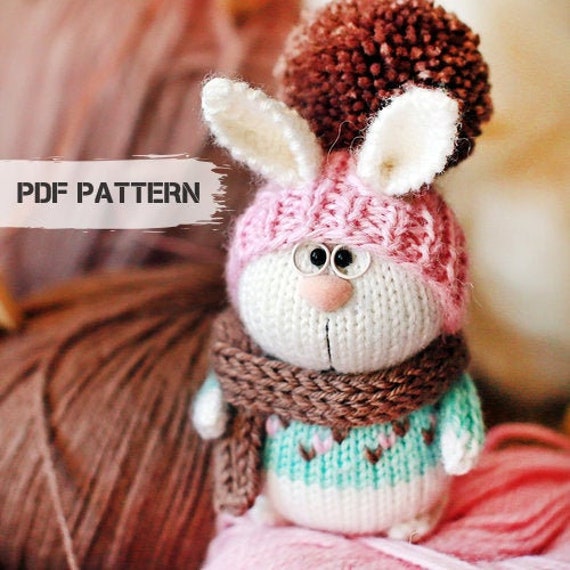 Toy Knitting Pdf Stuff Animal Pattern Knit Pattern For Beginners 7th Anniversary Gift Bunny Knitting Kit Rabbit Toy Pattern Bunny Toy Toy Knitting Pdf Stuff Animal Pattern Knit Pattern For Beginners 7th Anniversary Gift Bunny Knitting Kit Rabbit Toy Pattern Bunny Toy