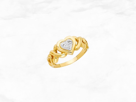 Stylish Colony Double Layer Heart Shape Gold Ring For Girls &Women  Adjustable Party Wear Ring Stainless Steel Silver Plated Ring Price in  India - Buy Stylish Colony Double Layer Heart Shape Gold