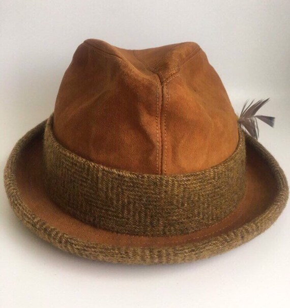 suede fedora hat