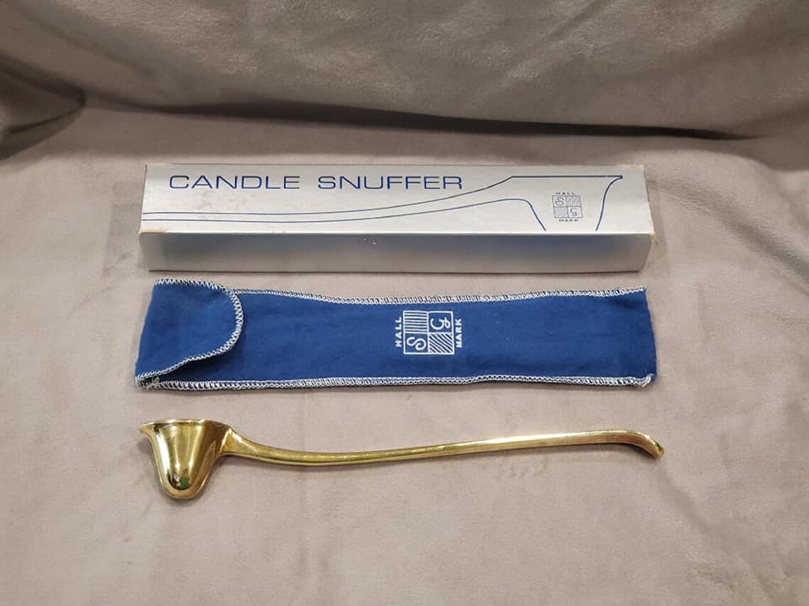 Vintage SG Hall Mark England Silver Plate Candle Snuffer with Etsy