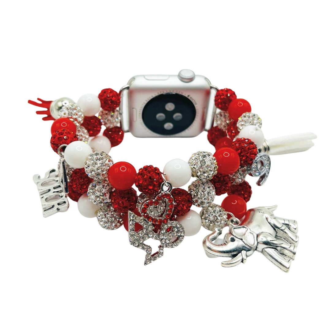 Diva Sorority Bling Charm Smart Watch Band