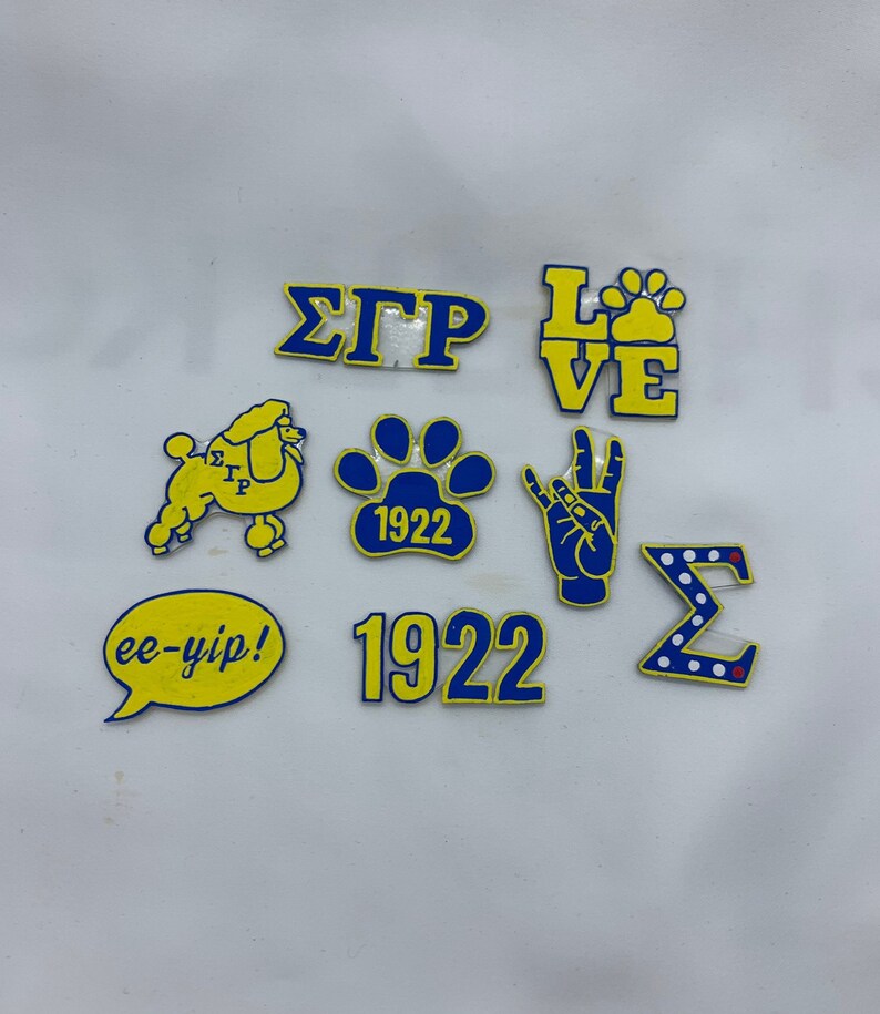 CENWA Sorority Brooch Pin - Pink And Green Pearl Greek Jewelry Graduation Gift