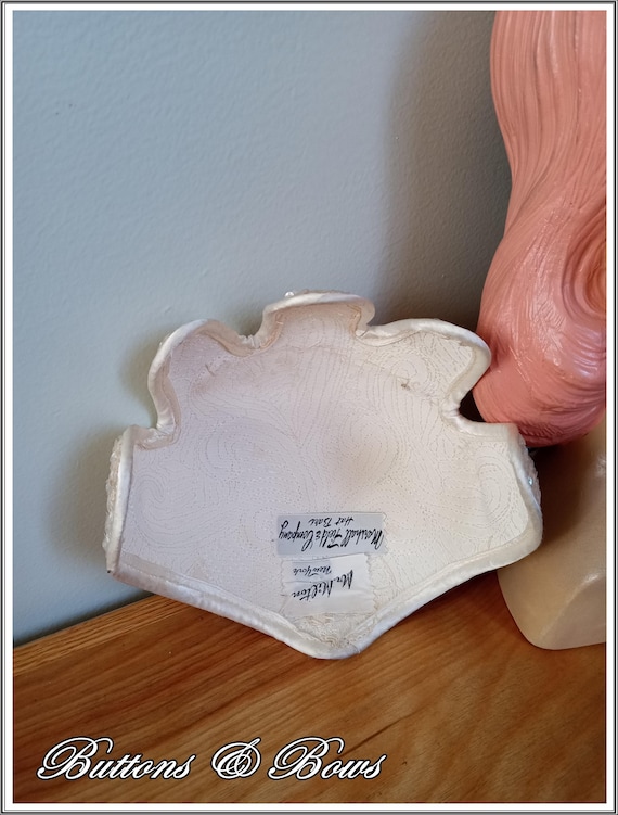 Vintage 1950's Ivory Sequin Half Hat/ Cocktail Ha… - image 6