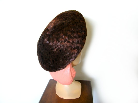 Vintage Styled by Jack McConnell Feather Halo Hat