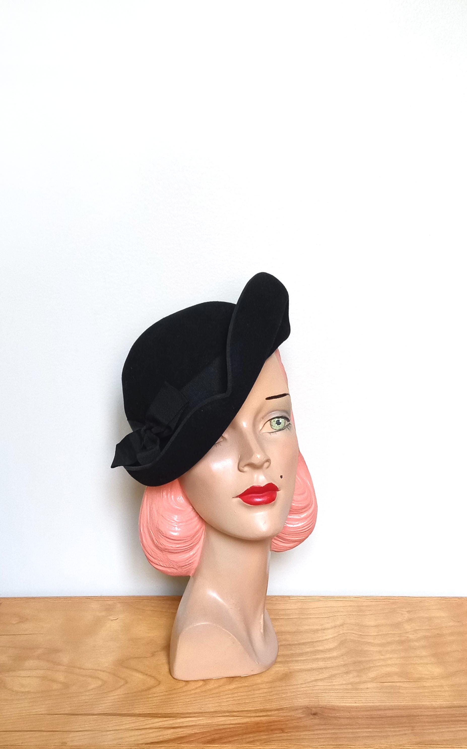 Asymmetric Cloche Hat - Etsy