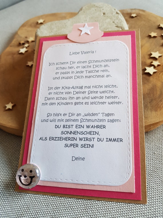 Abschiedsgeschenk Erzieher Erzieherin Abschluss Etsy