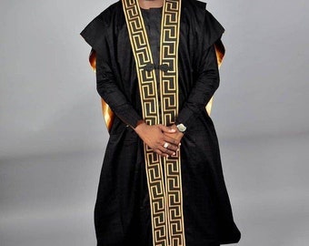 Afrikanische Männer agbada Set, passendes Shirt und Hose / afrikanische Kleidung / afrikanische Männerkleidung / Hochzeitsanzug / Bräutigam anzug / Dashiki