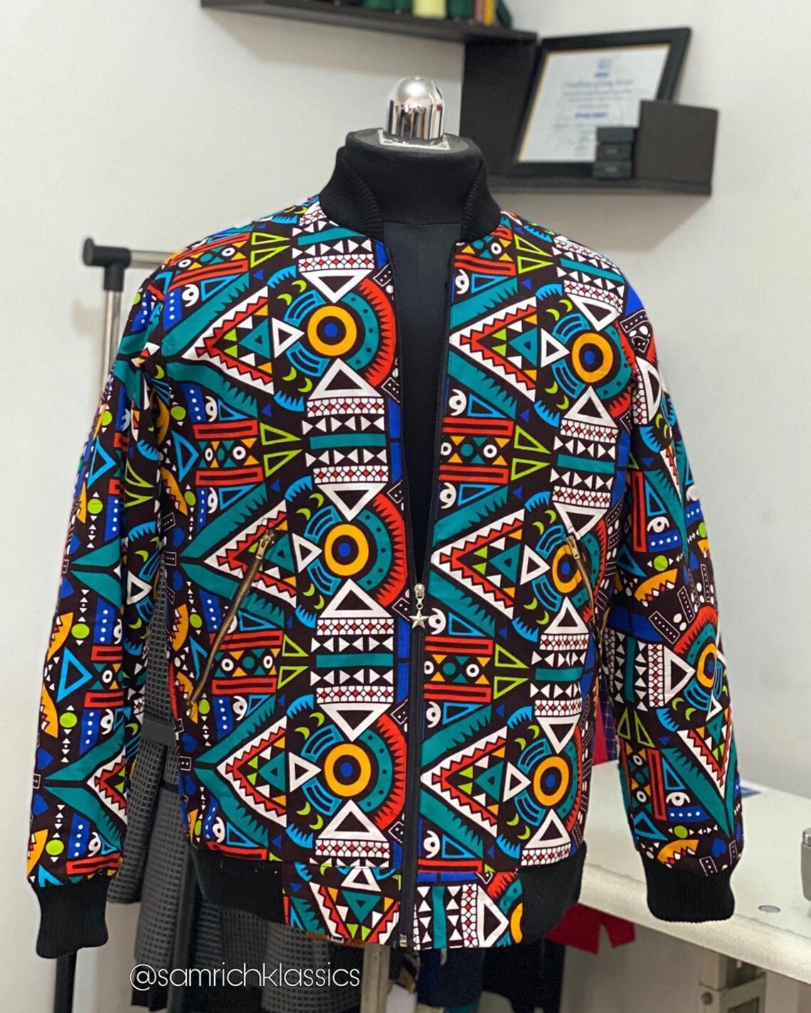 Unisex Ankara Bomber Jacket African Bomber Jacket only Etsy