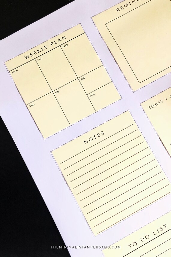 Printable Sticky Notes Printable Post-its Print Your Own Custom Sticky ...