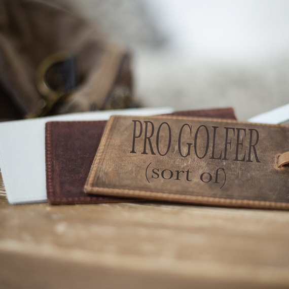 Pro Golfer Bag Tag Golf Bag Tag Golfing Trip Bag Golf Gift Etsy