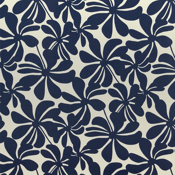 Premier Prints Fabric - Outdoor Fabric - Twirly Deep Blue - 54" wide