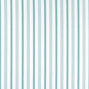 Outdoor Aqua Blue and White Stripe Fabric by the Yard - 54&quot; wide - Weather Treated Vertical Stripe Fabric - Premier Prints Rowan Aqua