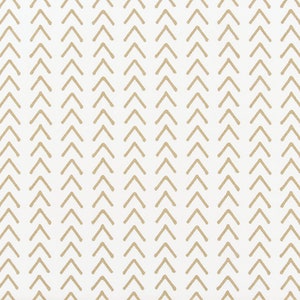 Premier Prints Fabric - Boho White / Athena Gold - 54&quot; wide