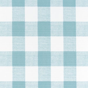 Premier Prints Fabric - Outdoor Fabric - Anderson Aqua Luxe Polyester - 54&quot; wide