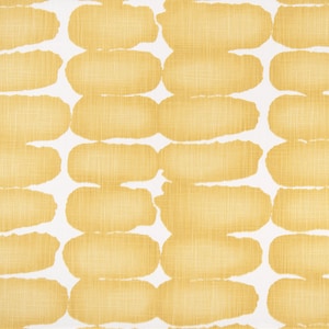 Yellow Shibori Fabric by the Yard Cotton Canvas Dot Print Textured Upholstery Fabric for Curtains Pillow Covers DIY Sewing Boho Home Decor