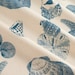 Coastal Seashell Fabric - Upholstery Weight Cotton - 54