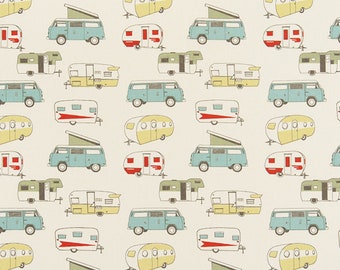 Premier Prints Fabric - Vintage Camper Formica Macon - 54" wide