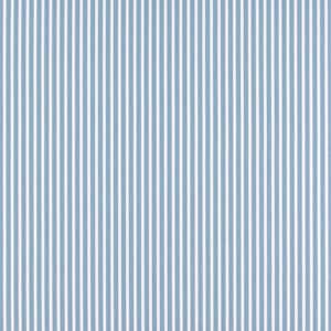 Powder Blue Stripe Fabric by the Yard Cotton Canvas Upholstery Material for Striped Curtains DIY Sewing Pillow Cover Coastal Home Decor
