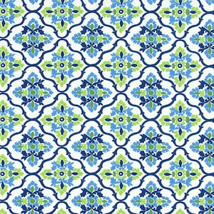 Premier Prints Fabric - Outdoor Fabric - Plumbago Courtyard - 54&quot; wide