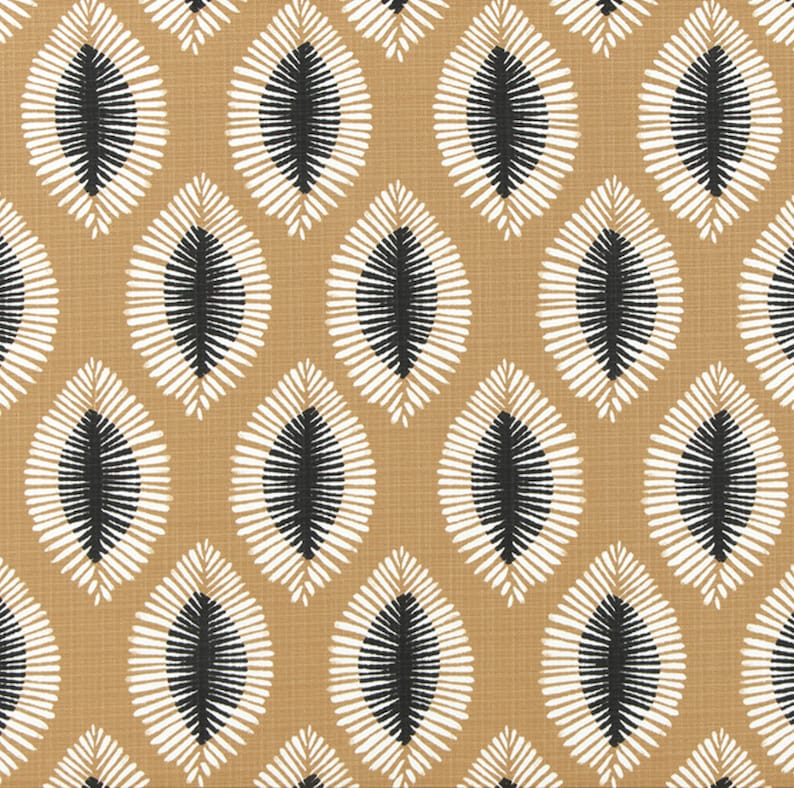 Puede incluir: Un patr&oacute;n sin costuras con un dise&ntilde;o repetitivo de hojas estilizadas en blanco y negro sobre un fondo beige.