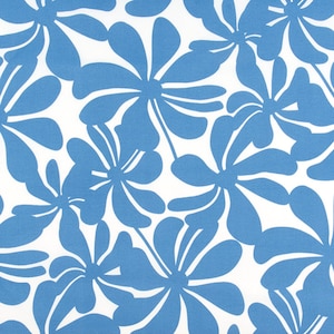 Premier Prints Fabric - Outdoor Fabric - Twirly Courtyard Blue - 54&quot; wide