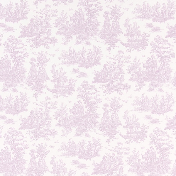 Purple Toile Fabric by the Yard - French Toile - Cotton - 54" wide - Upholstery Toile Home Decor - Premier Prints Fabric - Jamestown Orchid