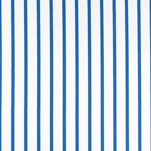 Blue and White Stripe Outdoor Fabric by the Yard - 54&quot; wide - 1/2&quot; Vertical Stripe - Weather Treated - Premier Prints Winslow Admiral
