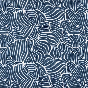 Premier Prints Fabric - Outdoor Fabric - Sinharaja Zaffre - 54&quot; wide