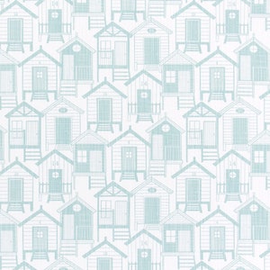 Premier Prints Fabric - Surf Shack Blue Haze Slub Canvas - 54&quot; wide