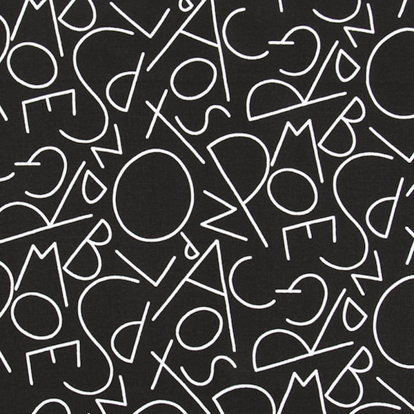 Black and White Upholstery Fabric - Etsy