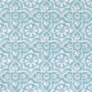 Premier Prints Fabric - Outdoor Fabric - Athens Aqua - 54&quot; wide