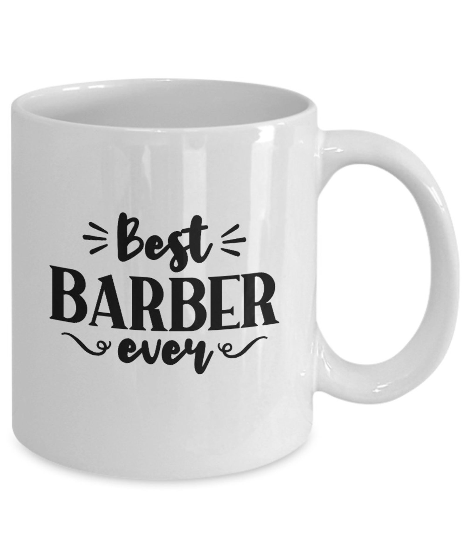 Best Barber Ever Mug Funny Novelty Barber Coffee Cup Best Etsy
