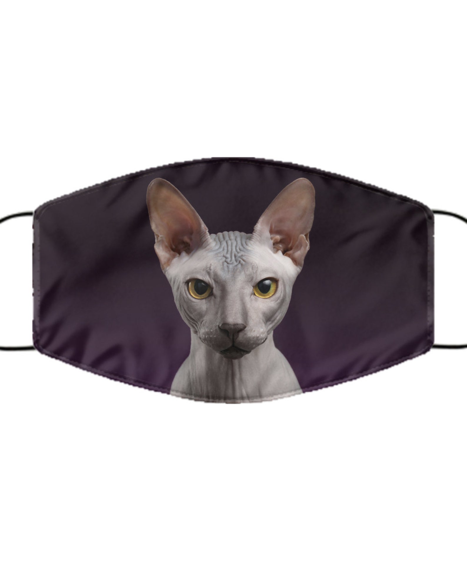 Sphynx Cat Mask Sphynx Cat Print Face Mask Sphynx Cat Mask Etsy