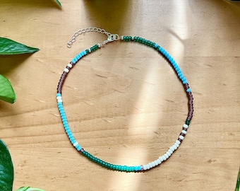 Women's Boho Color Block Choker