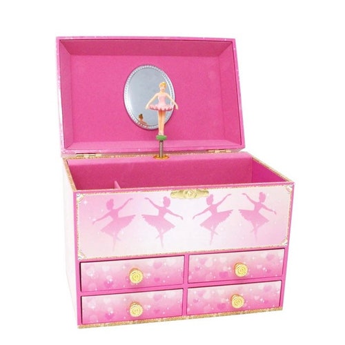 Personalised Ballerina Musical Jewelry Box Ballerina Music Etsy