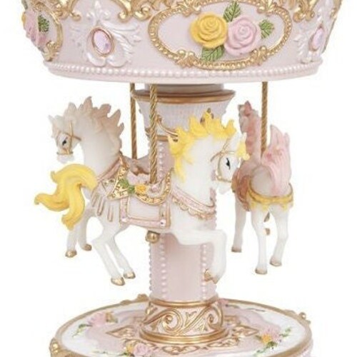 Musical Carousel Music Box Musical Carousel Nursery Gift Etsy Australia