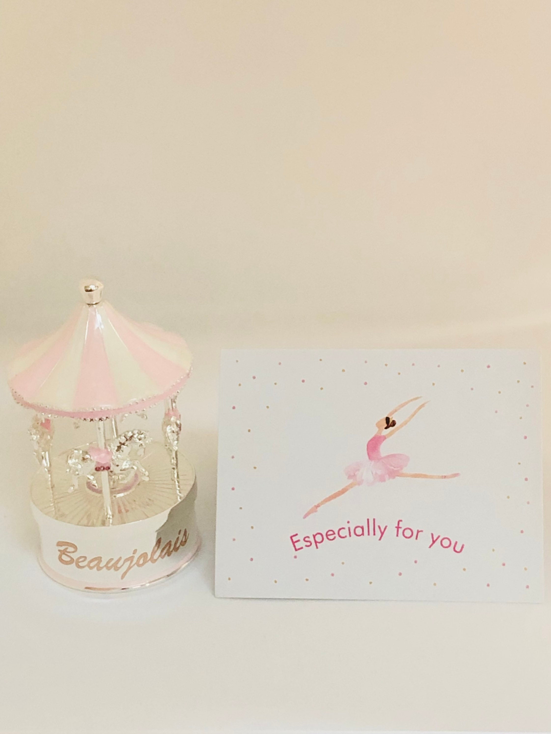 Personalised Silver Musical Carousel, Music box, Musical Carousel