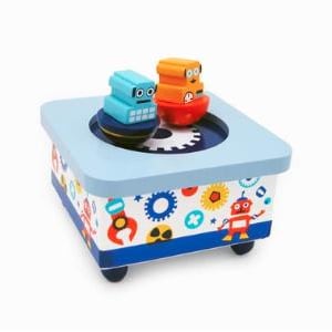 Personalised Rocket Music Box, Musical box, Music Gift, Musical Gifts, Wooden Hand-Crank Music box, christening gift, Twinkle Little Star