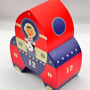 Personalised Rocket Music Box, Musical box boy, Music Gift, Musical Gifts, Wooden Hand-Crank Music box, christening gift, music box for boy