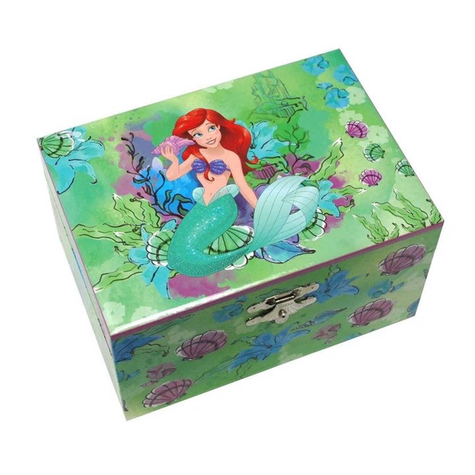 Personalised Mermaid musical jewelry box Little Mermaid Music Etsy
