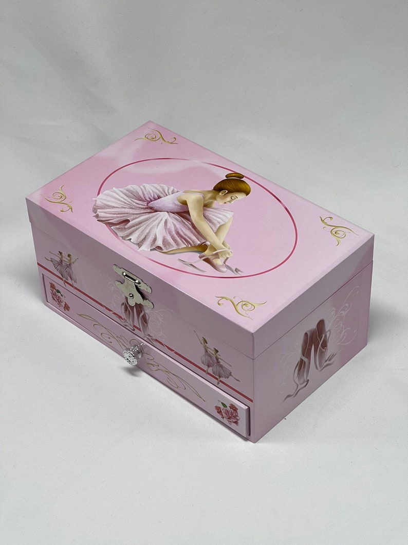 Personalised FUR ELISE Music Box Ballerina Musical Jewelry Box