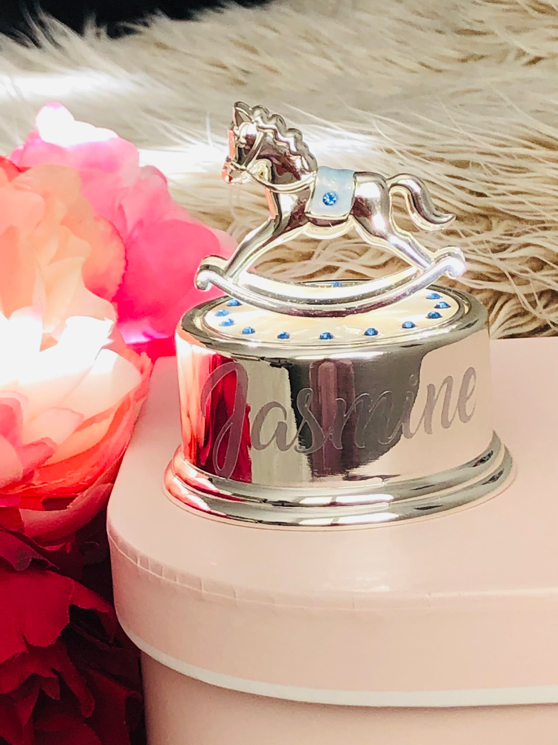 Rocking Horse Gift Box in Pink