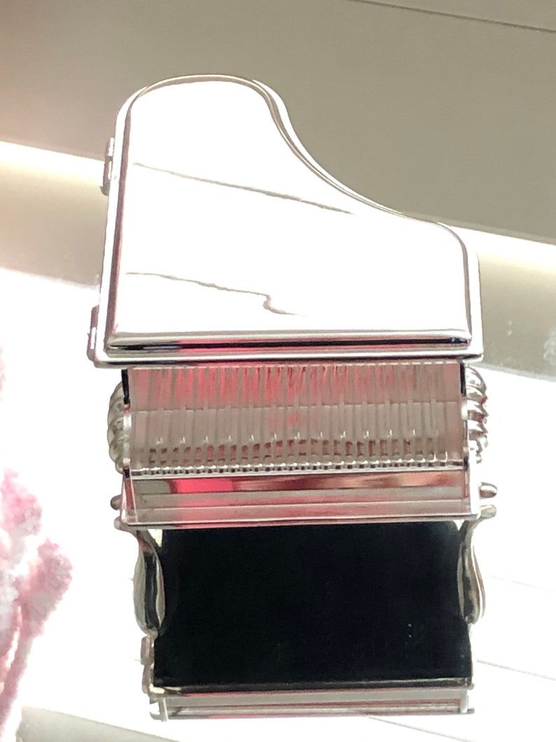 Personalised Piano Music Box Piano Musical Jewellery Etsy