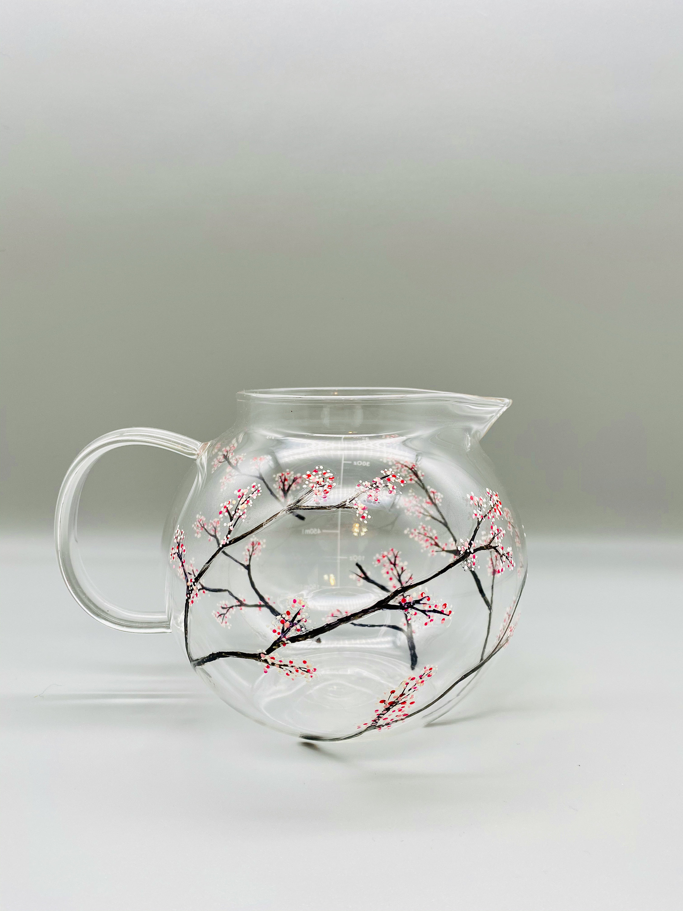 Cherry Blossom Tea Pot 32 Ou With Diffuser Hand Painted Gift Etsy
