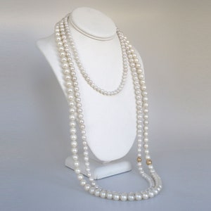 Vintage Chanel Pearl Necklace - 305 For Sale on 1stDibs